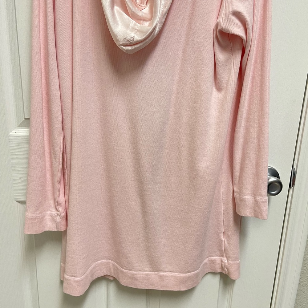Pj Harlow Pink Tie Front Hooded Cardigan - Picture 12 of 12